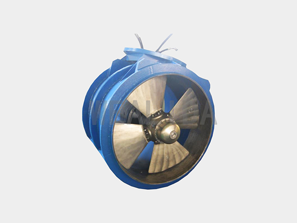 Adjustable pitch propeller lateral thrust